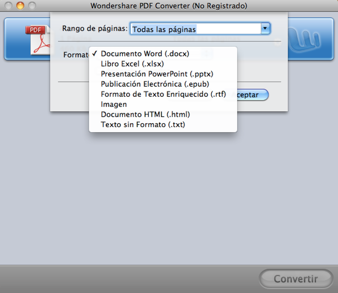 PDF Converter Pro para Mac PDF Converter Pro para Mac