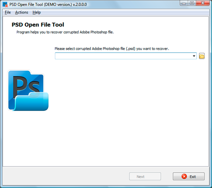 PSD Open File Tool PSD Open File Tool