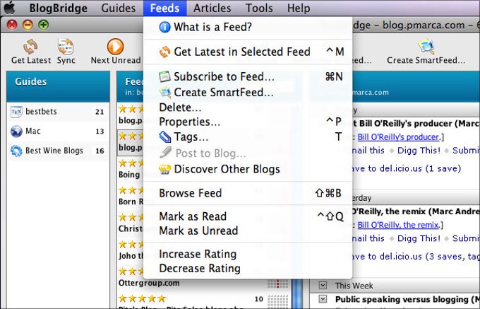 BlogBridge BlogBridge