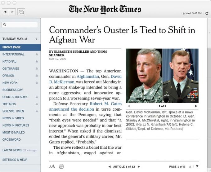 Times Reader Times Reader