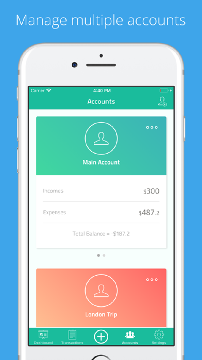 Moneyboard: Budget money spent