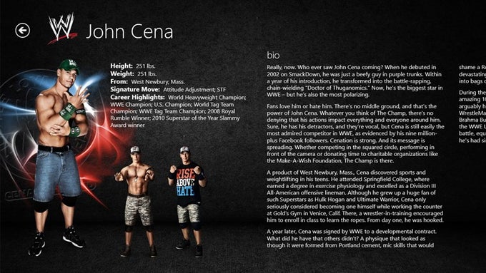 WWE for Windows 10 WWE for Windows 10