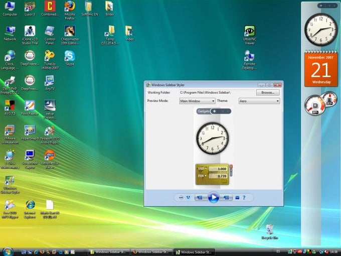 Windows Sidebar Styler Windows Sidebar Styler