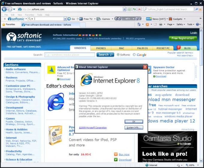 Internet Explorer 11 For Windows 8