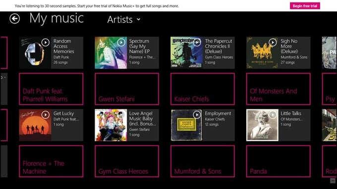 Nokia Music für Windows 10 Nokia Music für Windows 10