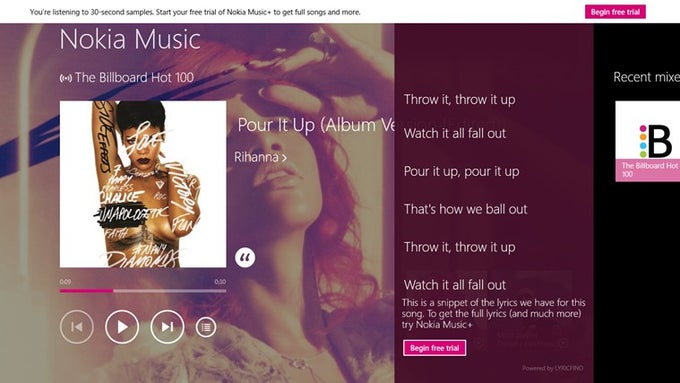 Nokia Music für Windows 10 Nokia Music für Windows 10