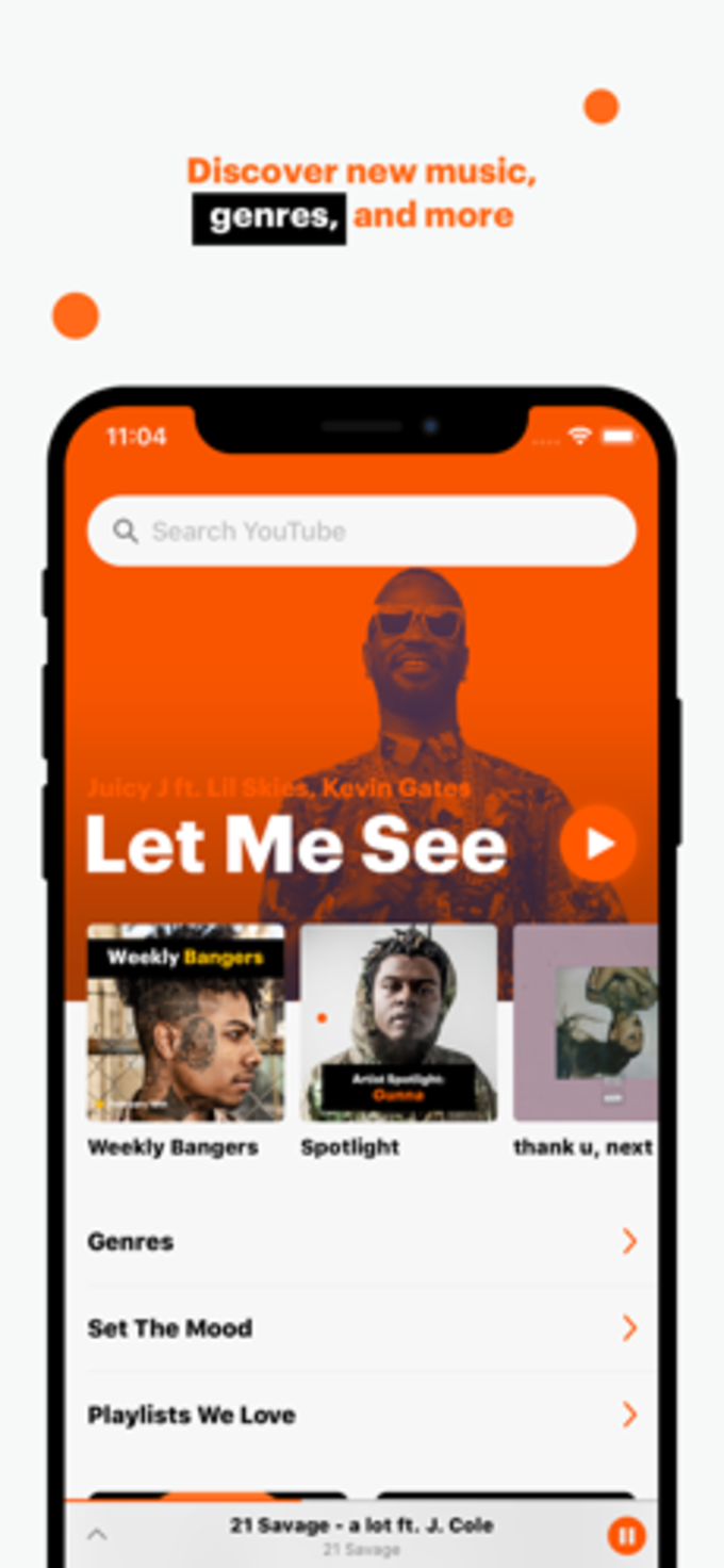 musi app find unlisted video