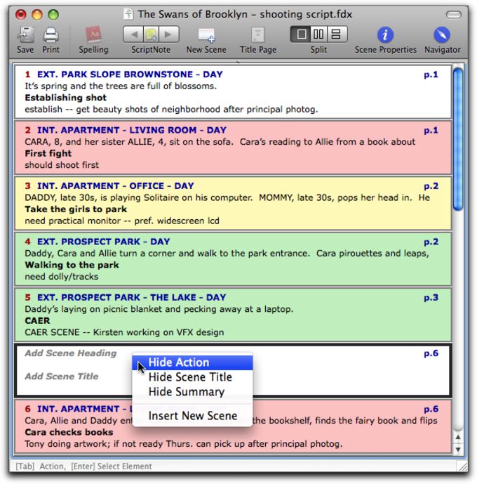 Final Draft 12.0.9.110 download the last version for mac
