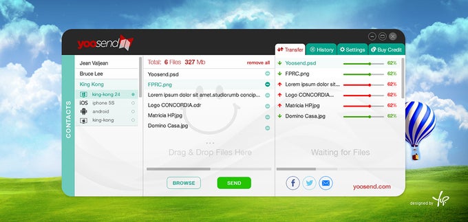 yooSEND file transfer and sharing files yooSEND file transfer and sharing files