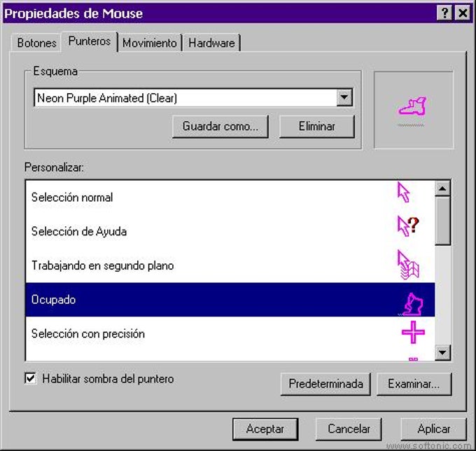 descargar punteros para mouse animados