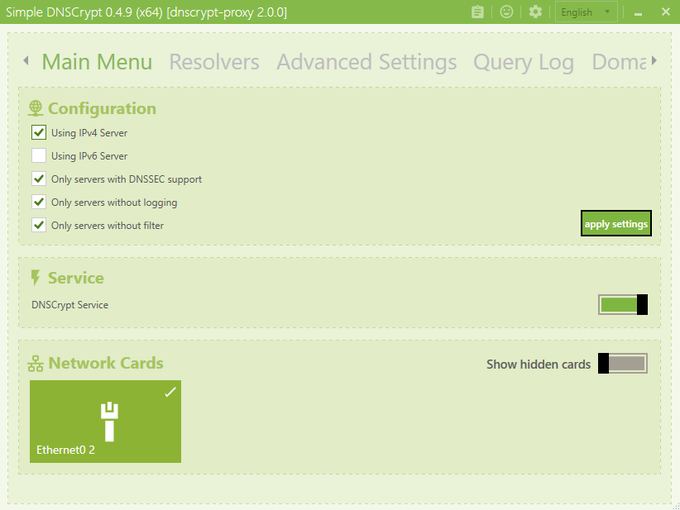Simple DNSCrypt Simple DNSCrypt