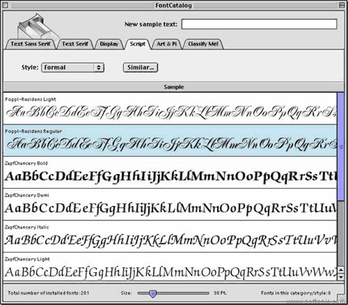 FontCatalog FontCatalog