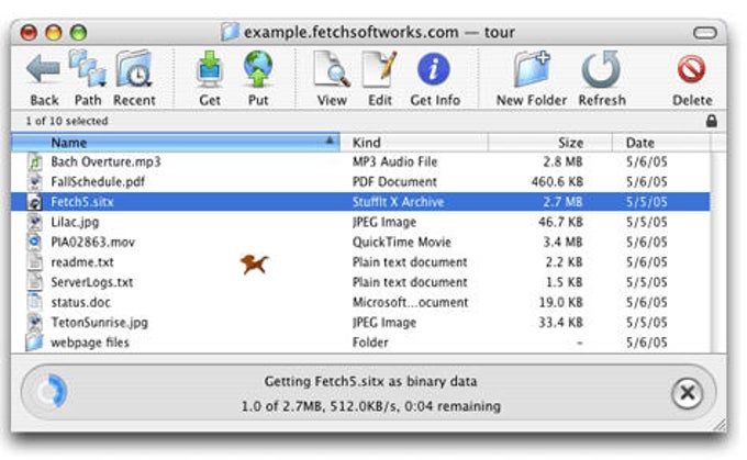 Fetch Download Mac Os X