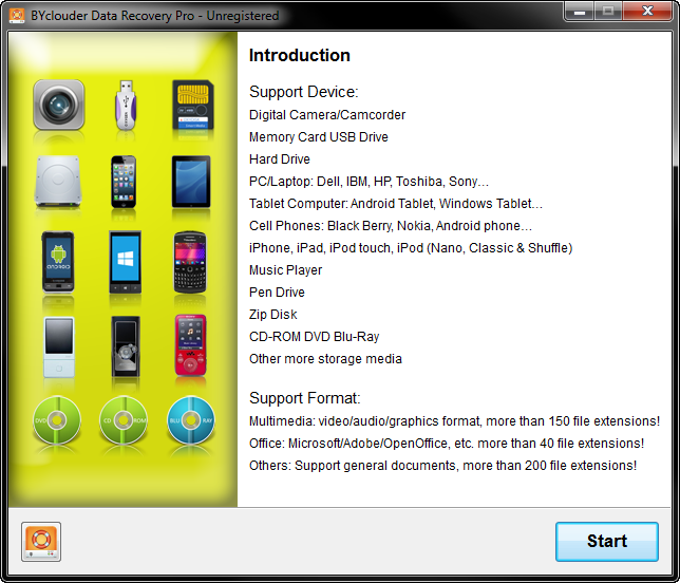 BYclouder Data Recovery Pro