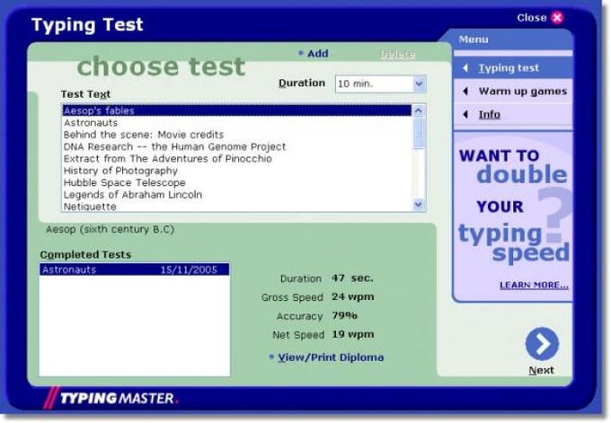 TypingMaster Typing Test TypingMaster Typing Test
