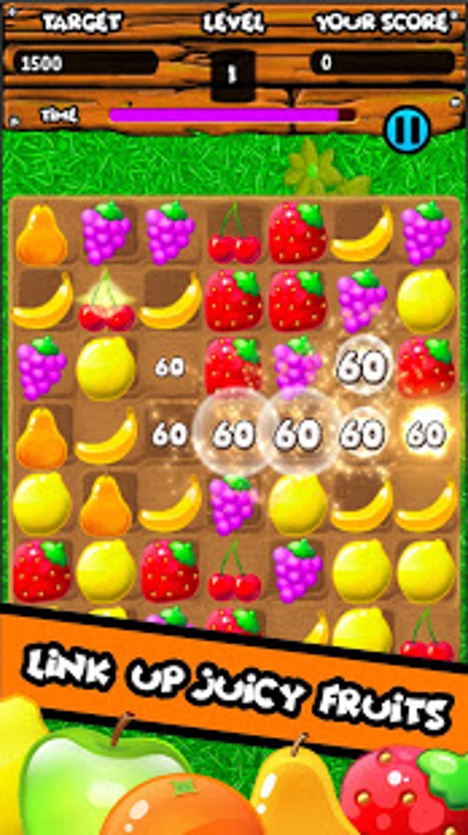 Fruity Gardens - Fruit Link Puzzle Game для Android — Скачать