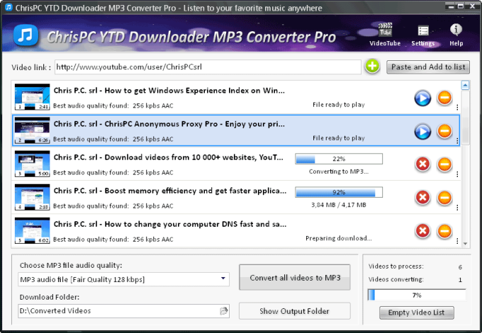 espada pesadilla impulso ChrisPC YTD Downloader MP3 Converter - Descargar