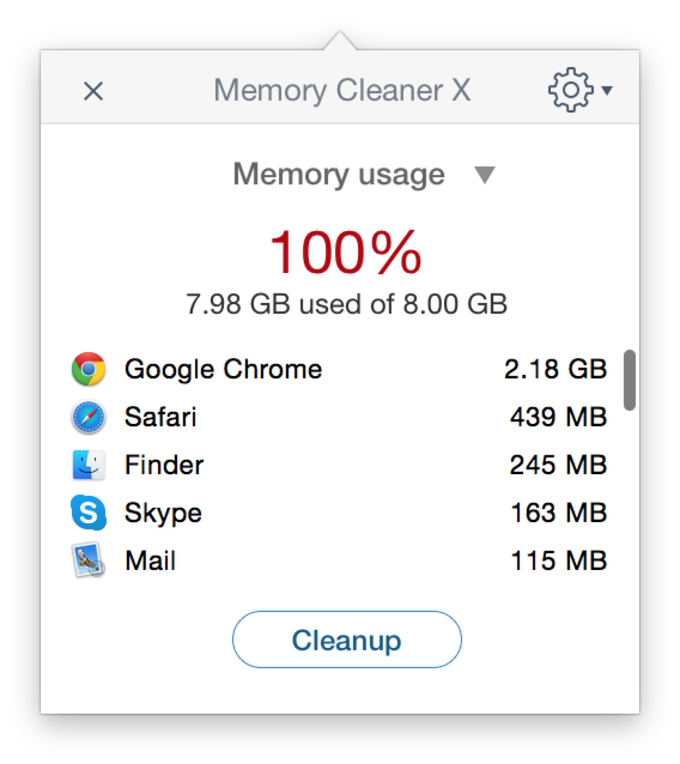 memory clean macdmg
