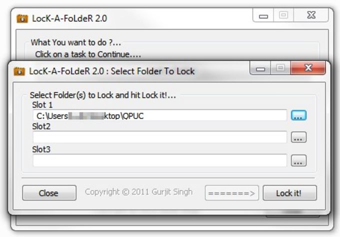 downloads folder lock