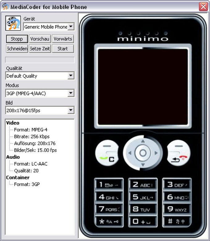MediaCoder 3GP Mobile Phone Edition MediaCoder 3GP Mobile Phone Edition