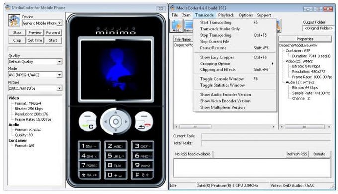 MediaCoder Mobile Phone Edition MediaCoder Mobile Phone Edition