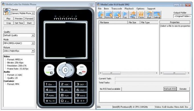 MediaCoder Mobile Phone Edition MediaCoder Mobile Phone Edition