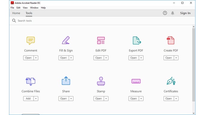 Adobe acrobat reader dc