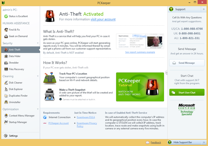 PCKeeper Live PCKeeper Live