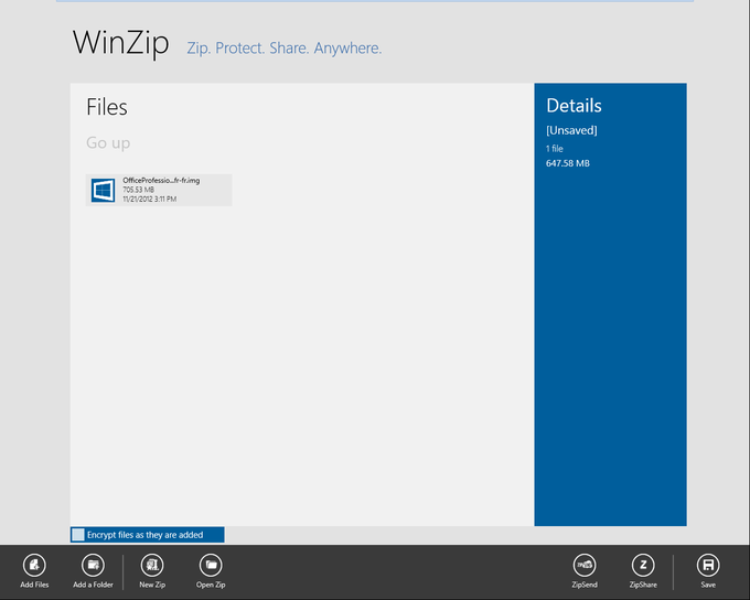 WinZip pour Windows 10 WinZip pour Windows 10