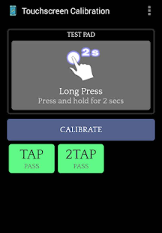 Touchscreen Calibration Touchscreen Calibration