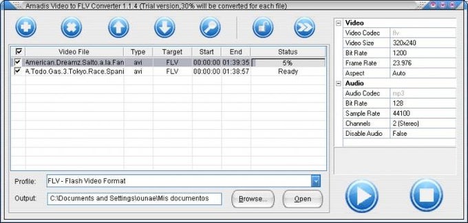 Amadis Video to FLV Converter Amadis Video to FLV Converter