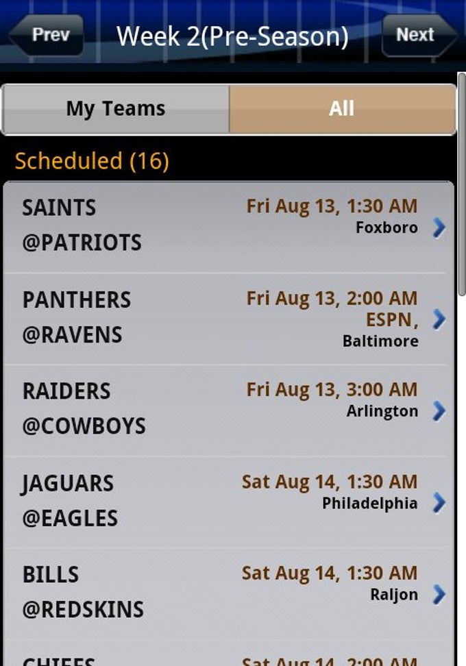 Pro Football Live Pro Football Live