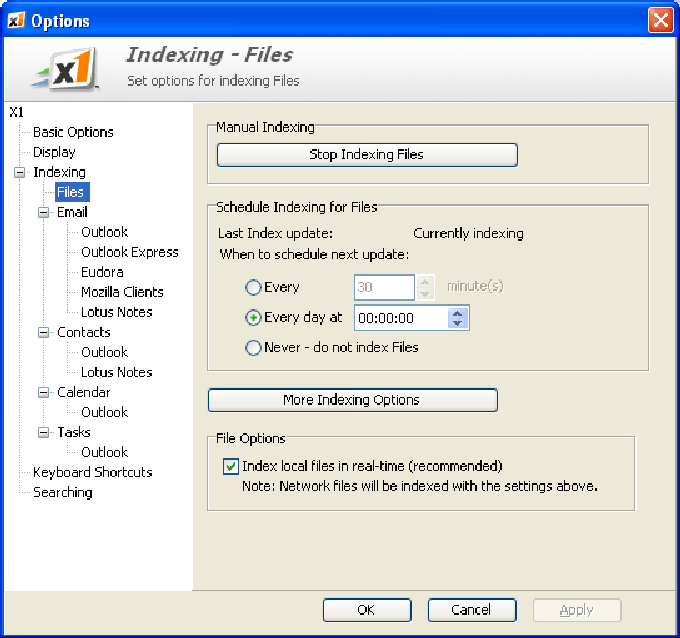 X1 Enterprise Client X1 Enterprise Client