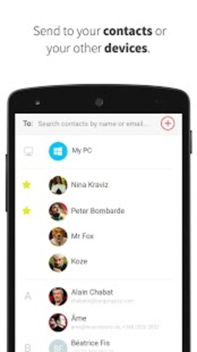 Unlimited photo, video and file transfer by Infinit Unlimited photo, video and file transfer by Infinit