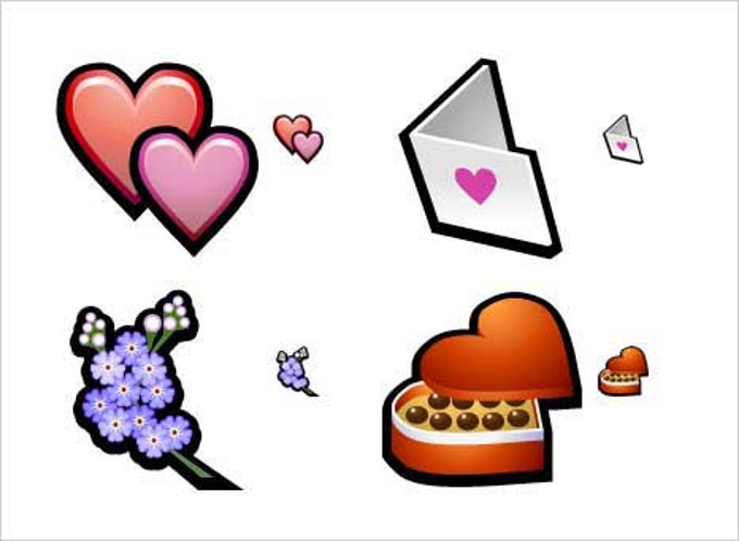 Valentine's Day Icons Valentine's Day Icons