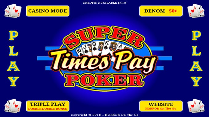 super times pay free video poker