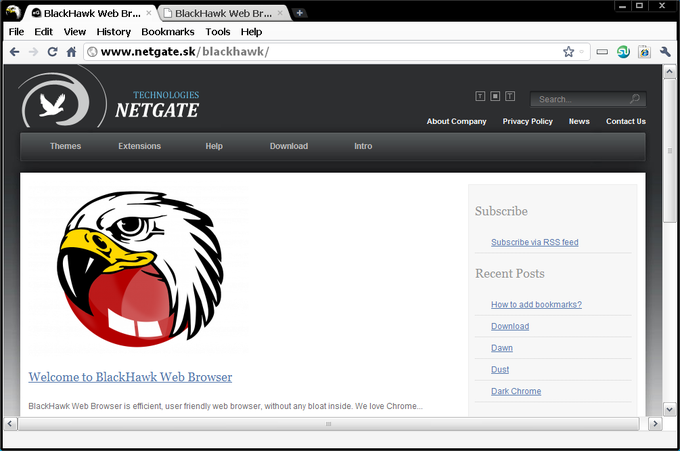 blackhawk web browser