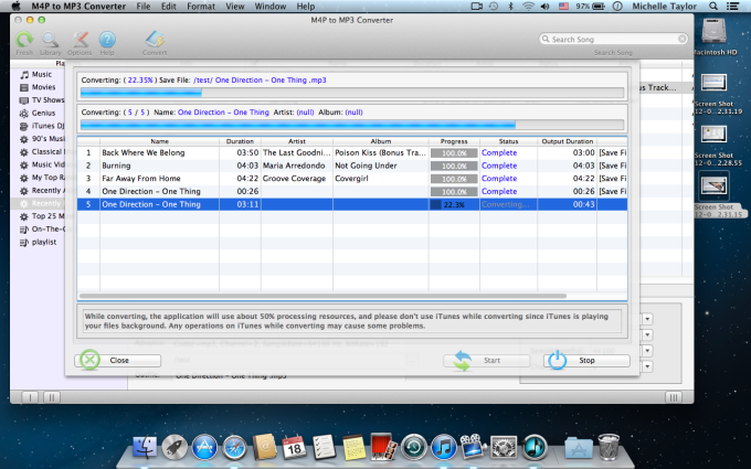 how to change m4p to mp3 on mac