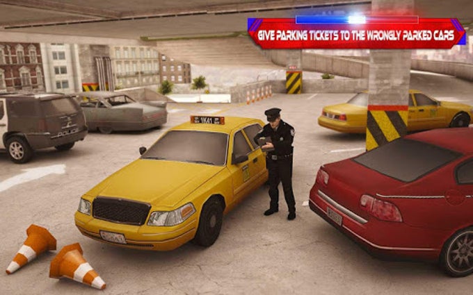 Multistory Police Car Parking Crime Escape Control Multistory Police Car Parking Crime Escape Control
