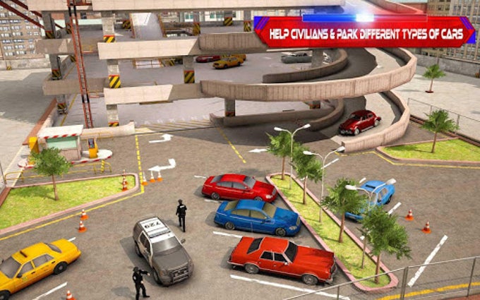 Multistory Police Car Parking Crime Escape Control Multistory Police Car Parking Crime Escape Control
