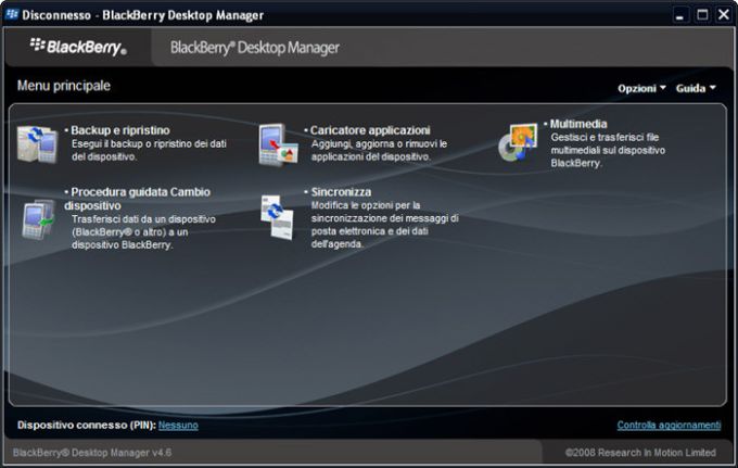 online blackberry desktop manager