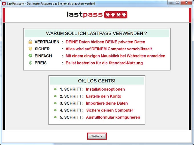 LastPass Portable for Firefox LastPass Portable for Firefox