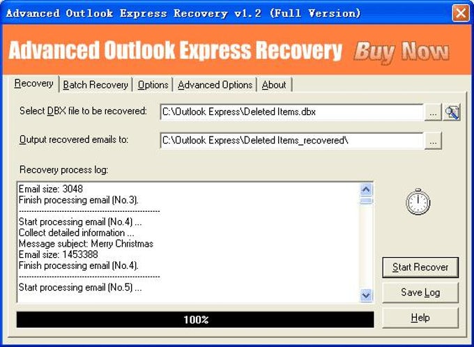 Advanced Outlook Express Recovery Advanced Outlook Express Recovery