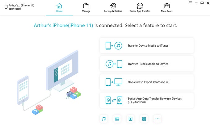 how to use tenorshare free trial iphone backup