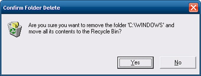 Fake Delete
