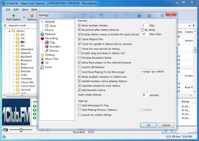 download the new version for windows RarmaRadio Pro 2.75.3