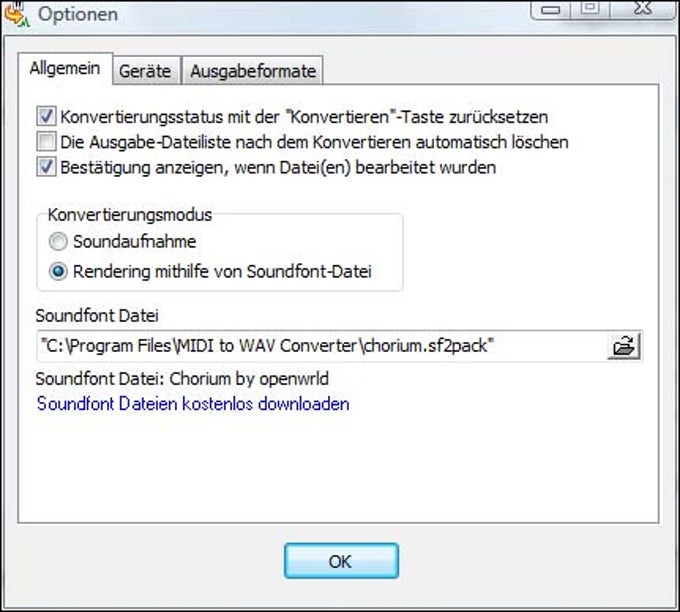 MIDI to WAV Converter MIDI to WAV Converter
