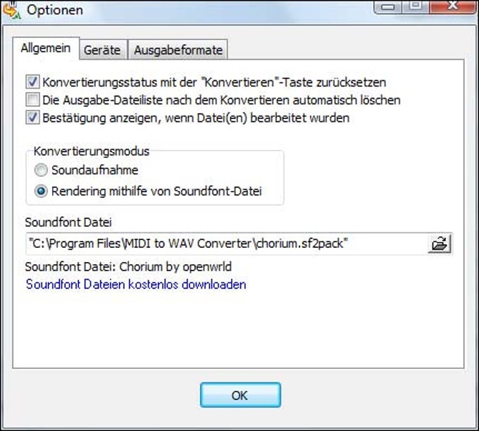 MIDI to WAV Converter MIDI to WAV Converter