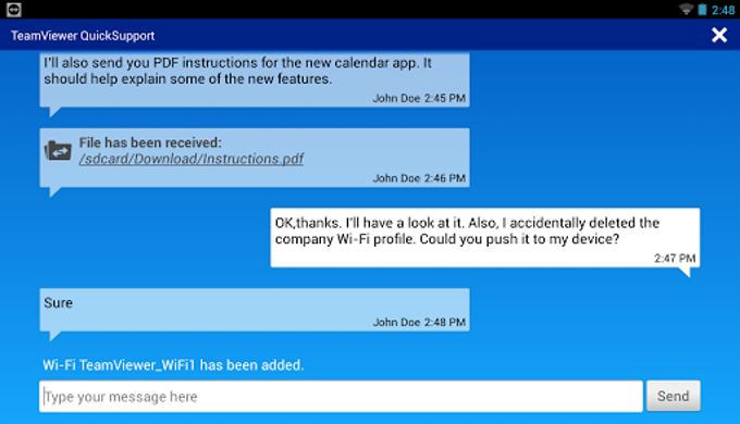 TeamViewer QuickSupport TeamViewer QuickSupport