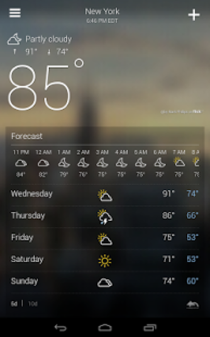 Yahoo! Weather Yahoo! Weather